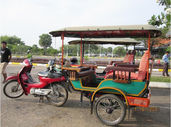 Tuktuk in Phnom Penh